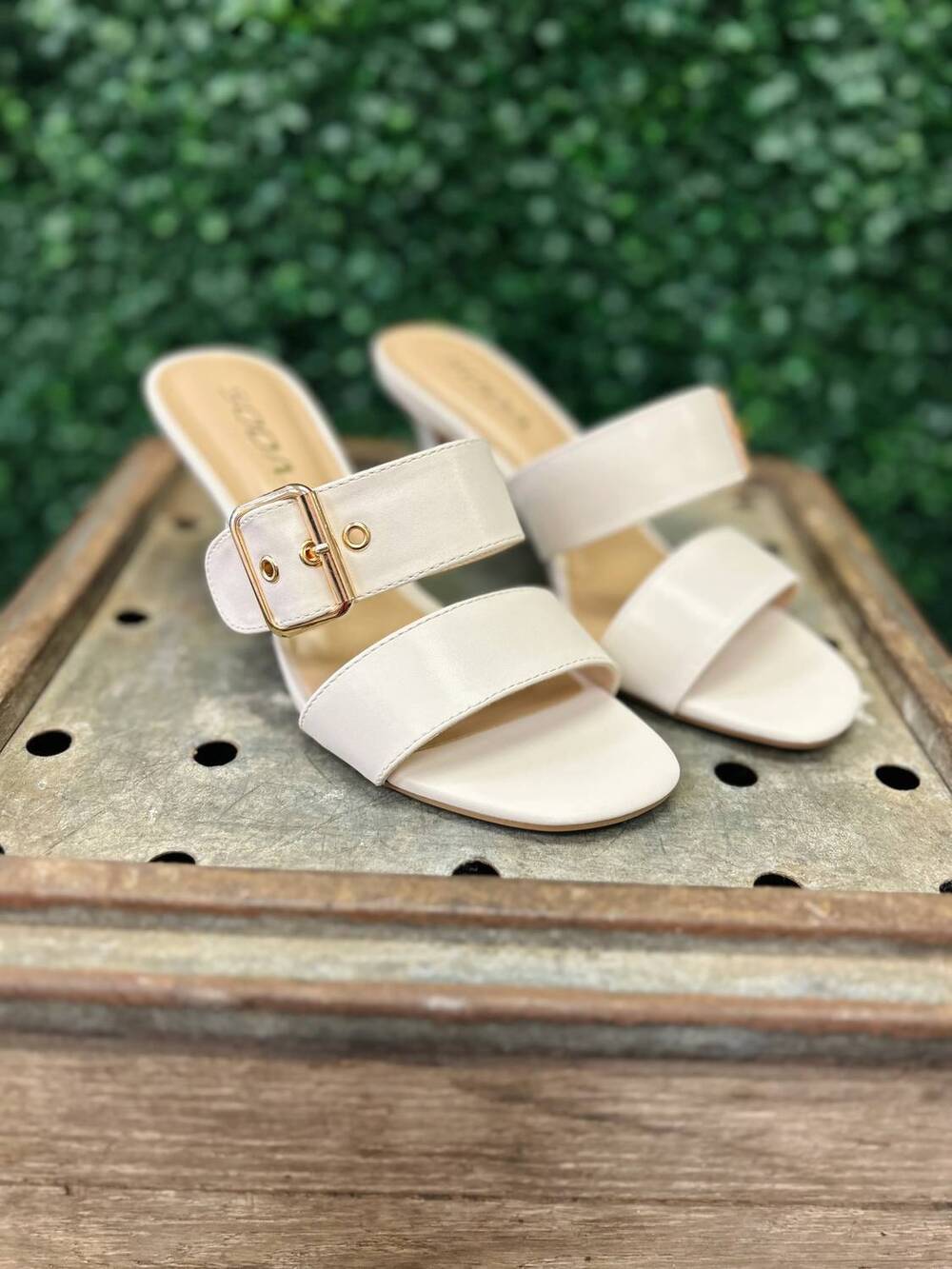 NEW FORTUNE DYNAMIC women's sarika dress sandal in off white
